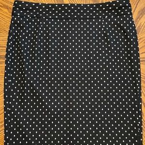 Lane Bryant Polka Dot Pencil Skirt